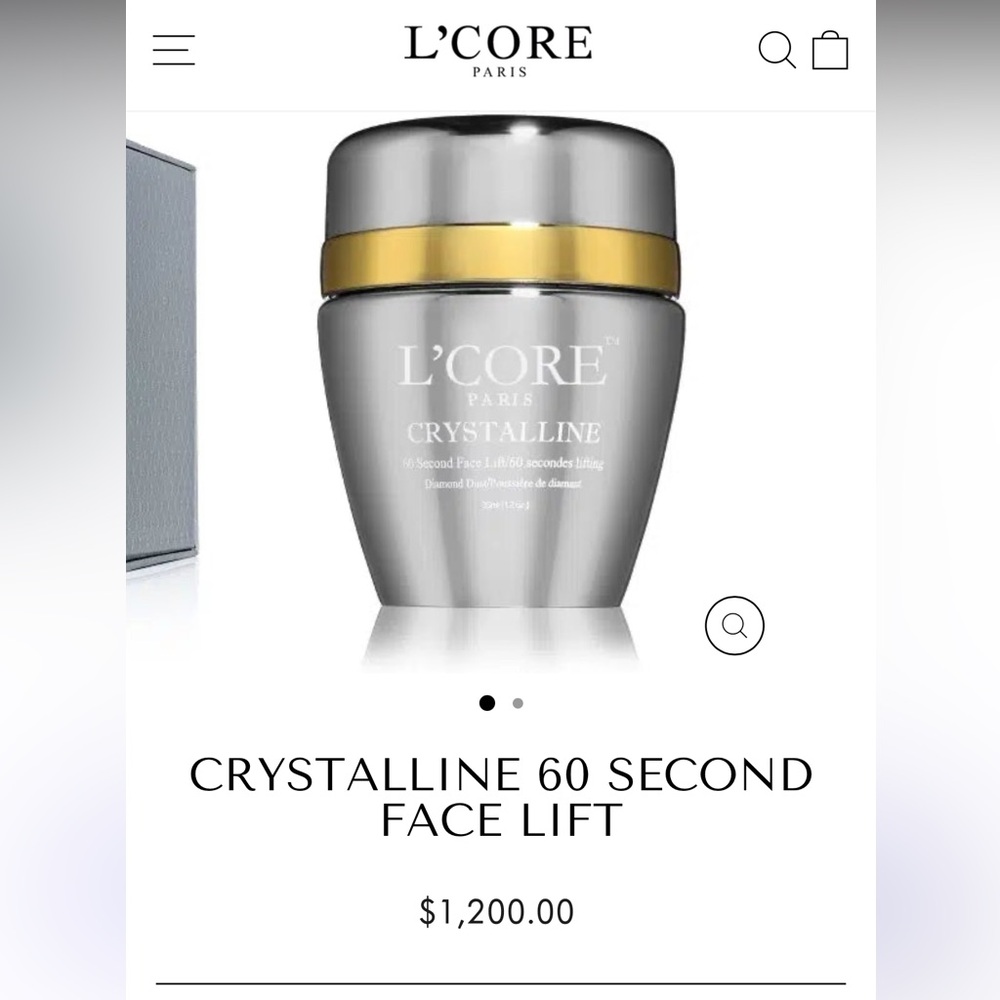 💎❤️‍🔥NIB L’CORE CRYSTALLINE 60 SECOND FACE LIFT❤️‍🔥💎
